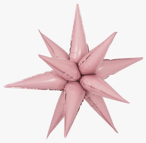 26" Ellie's Brand (PASTEL PINK)  Starburst Mylar - Single Pack  